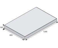 BEST GIGANTICKÁ Přírodní 80/120cm velkoplošná dlažba  METROPOL tl. 80mm
